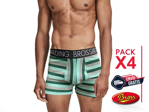 OFERTA Pack x4 Boxers Rayados Surtidos Bross
