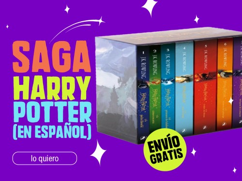 Harry Potter Saga Completa Español con Estuche Tapa Blanda