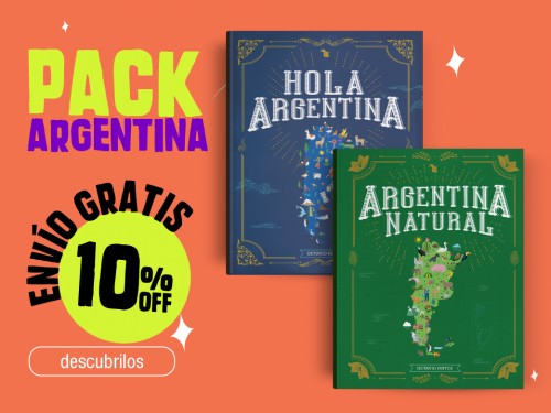 Hola Argentina+Argentina Natural AZ Tapa Dura ¡Descubrí nuestro país!