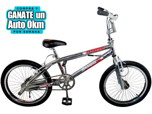 Bicicleta SIAMBRETTA Rodado 20 Freestyle Color Cromado 10195
