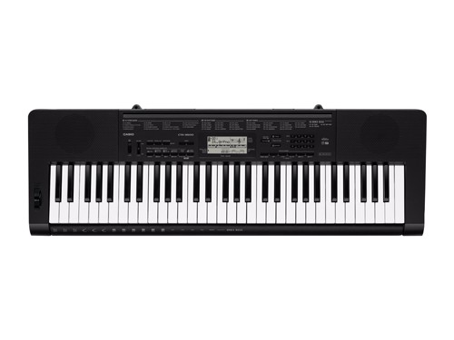 Teclado Casio CTK3500 61 teclas sensitivas USB con fuente cuotas