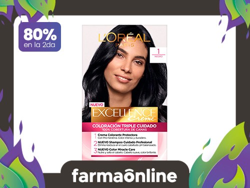 EXCELLENCE - Kit coloracion 1 negro