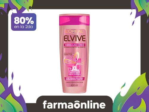 ELVIVE - Shampoo kera-liso 230º 400 ml