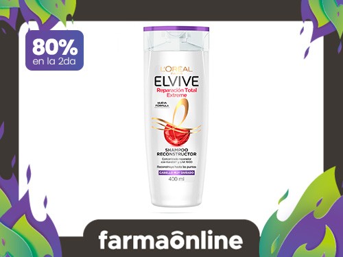 ELVIVE - Shampoo reparación total 5 extreme 400 ml
