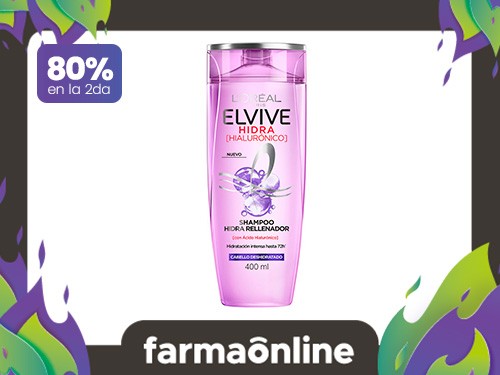 ELVIVE - Shampoo hidra hialuronico 400 ml