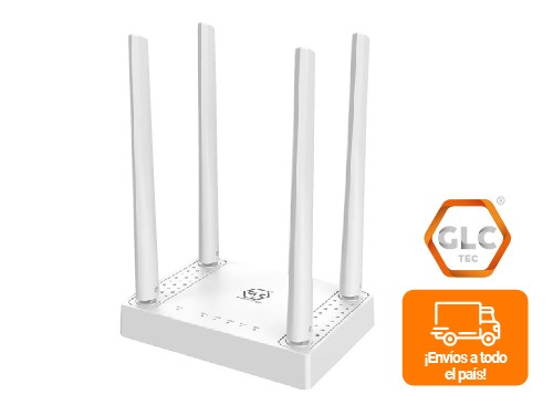 Router WiFi 4 Antenas 5dbi 300mbps MU-Mimo 2,4ghz GLC