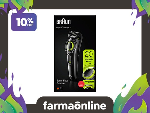 BRAUN - Recortadora de barba bt3221