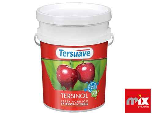 Pintura Látex para Exterior Interior Tersinol Blanco 20L