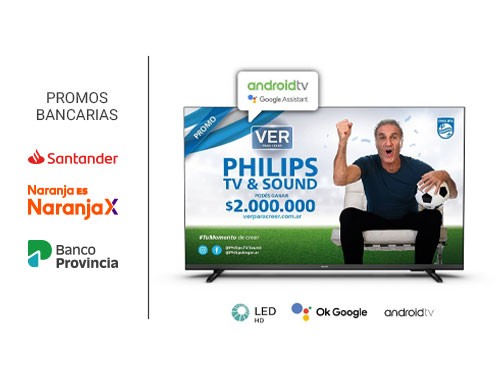 Smart Tv Philips Android 32" Hd Phd6917