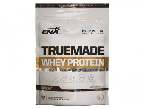 Suplemento Deportivo Ena Whey Protein Double Rich Chocolate X 454 Gr
