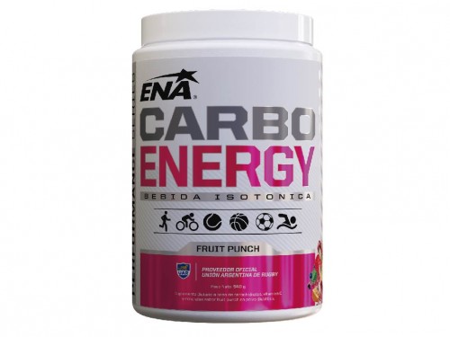 Suplemento Deportivo Ena Carbo Energy Sabor Fruit Punch X 540 Gr