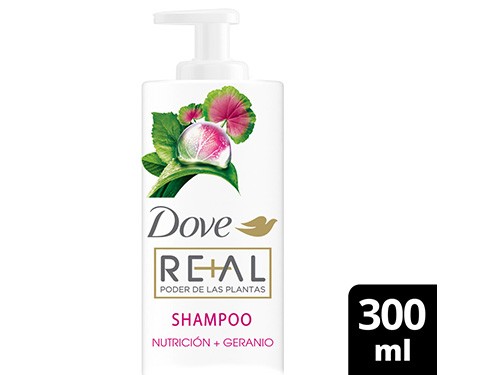Shampoo Nutrición + Geranio Dove x 300 cc.