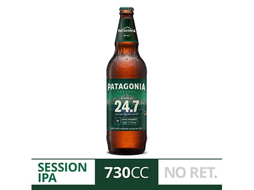 Cerveza Patagonia 24.7 NO Retornable x 730 cc.