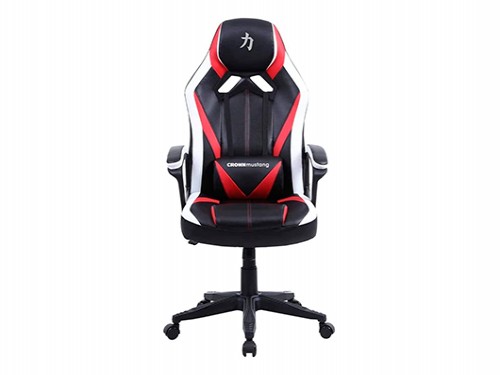 Silla Gamer Escritorio Ergonomica con Cuero Sintético Crown Mustang