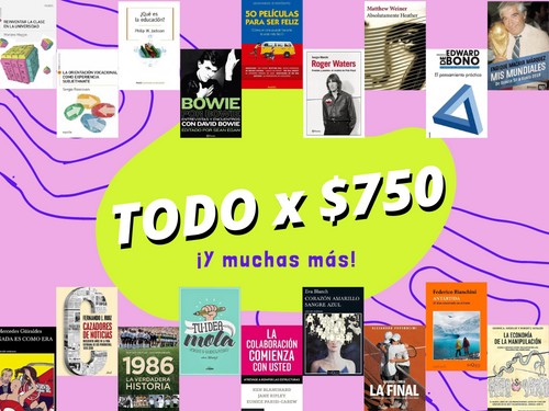 Promo Libros - TODO POR $750 - Novelas, deportes, sociedad y mas