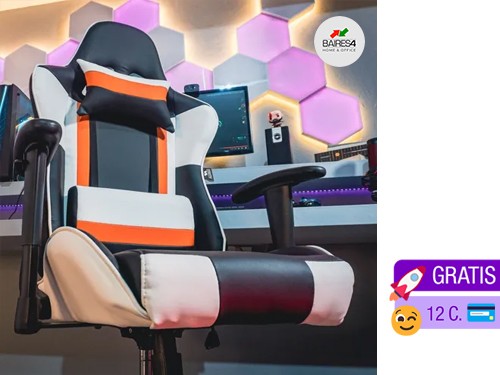 Sillón GAMER PRO c/almohadillas 12 CUOTAS | BAIRES4