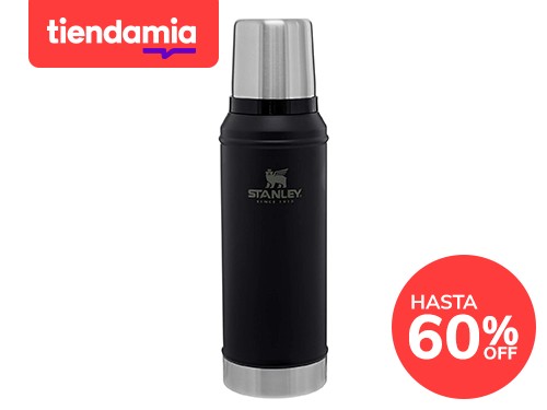 Stanley Classic botella de boca ancha aislada al vacío, termo de acero