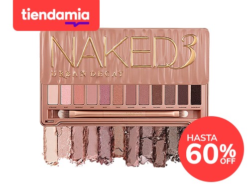 Paleta de sombras de ojos Urban Decay Naked3, 12 versátiles tonos neut