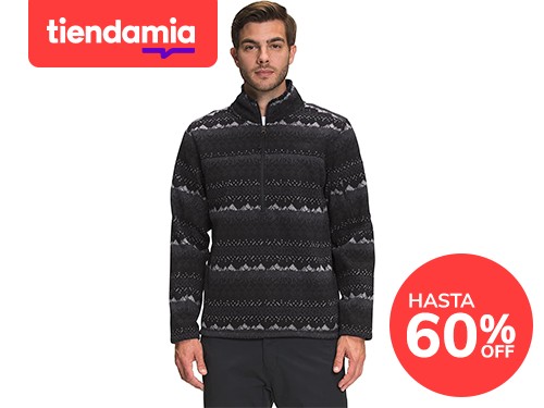 The North Face Jersey Gordon Lyons con cierre de un cuarto para hombre