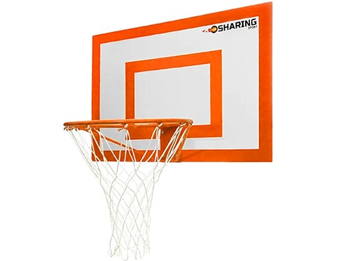 Tablero de Basket 90x60 SharingSport + Red + Aro Macizo Apto Exterior