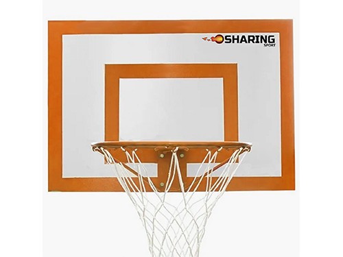 Tablero de Basket 90x60 SharingSport + Red + Aro Macizo Apto Exterior