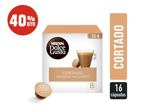 40% Dto. cápsulas nestlé dolce gusto cortado 100 gr.