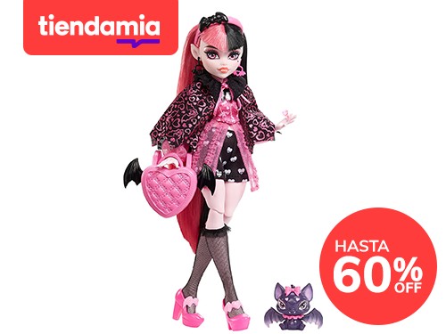 Monster High Doll, Draculaura with Accessories and Pet Bat, Posable Fa