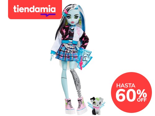 Monster High Doll, Frankie Stein with Accessories and Pet, Posable Fas