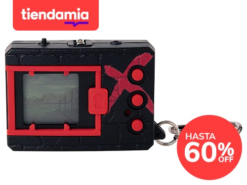Monstruo de mascota virtual Digimon X Bandai Digivice, negro y rojo (4