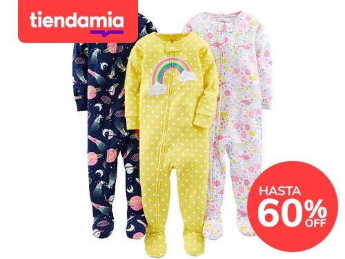 Pijama de algodón de calce ceñido Simple Joys by Carter's para bebés y