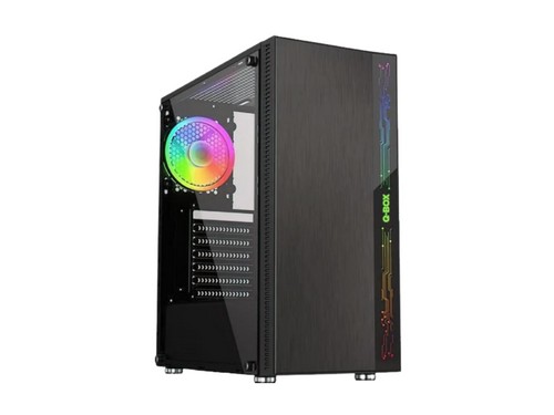 Gabinete Gamer Q-BOX Con Fuente QBG852TF