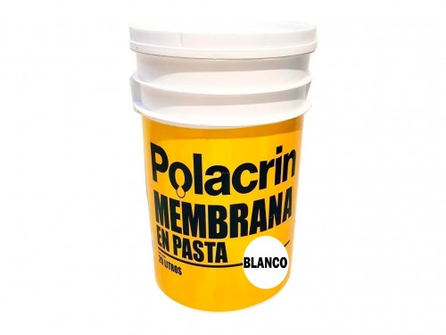 Polacrin Membrana En Pasta 20 Lts Blanco Impermeable Liquido