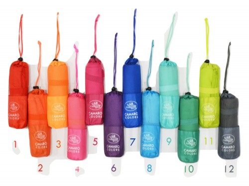 Set x 6 Toallones Tubito de Secado Rapido Camaro 80x130 cm -Surtidos