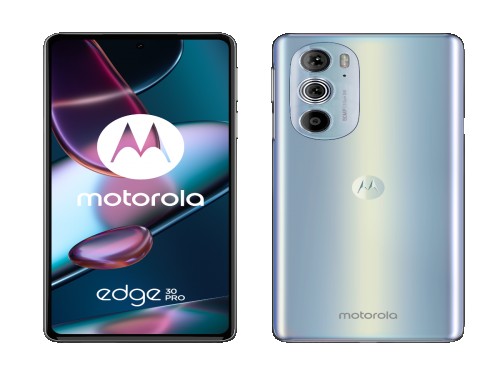Celular Motorola EDGE 30PRO 6.7" 12/256GB blanco + folio
