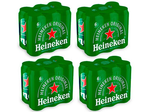 Cerveza Heineken Lata 473cc Pack X 24u.