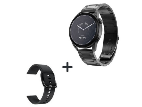 Smartwatch DT3 + Malla metálica de regalo (Negro)