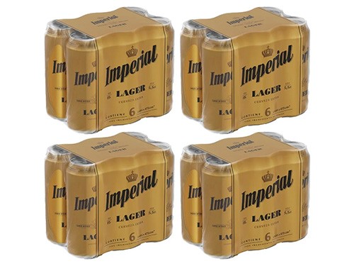 Cerveza Imperial Lager Lata 473cc Pack X 24u.