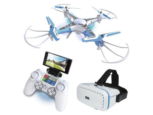 Spy Drone Con Lentes Realidad Virtual Y Control Remoto Xtrem