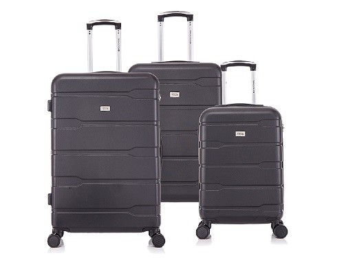 Set De Valijas Rígidas Grande Mediana Chica TRAVEL TECH