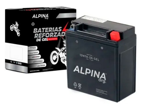 Bateria Alpina 12n7a-3a Gel Libre De Mantenimiento ML