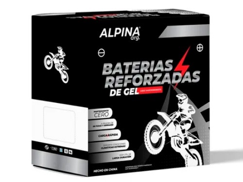 Bateria Alpina 12n7a-3a Gel Libre De Mantenimiento ML