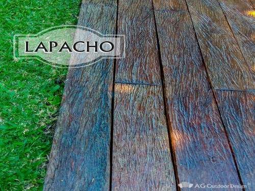 Lapacho Deck - Cementicio símil madera 100x13x4cm - Línea WOOD AGOD