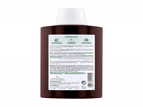Quinina Shampoo Anticaída Fortificante X 200 Ml Klorane