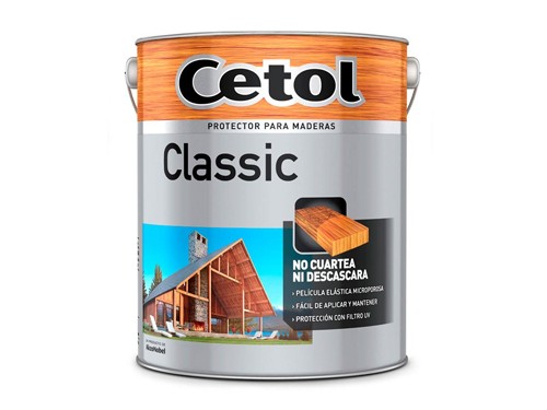 Protector de maderas brillante Cetol Classic 4 litros