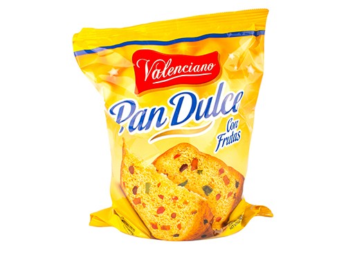 Pan Dulce Valenciano con Frutas 400g - Llevando 12 un.