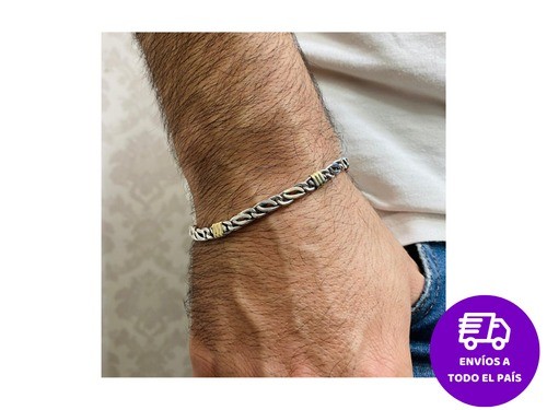 Pulsera Juliana 5mm Plata 925 Oro