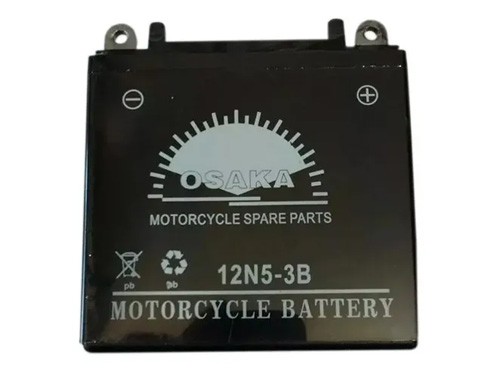 Bateria Moto 12N5-3B / Yb5L-b OSAKA