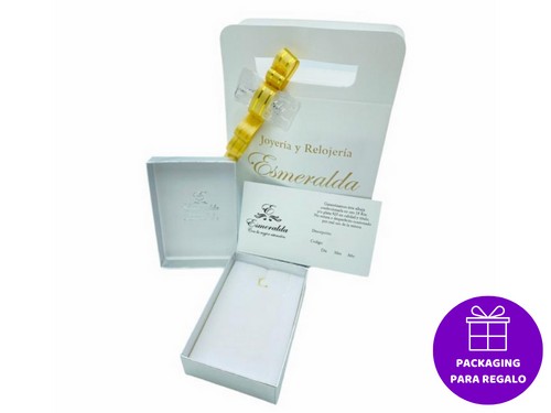 Conjunto Cruz Bombe Plata 925 Oro