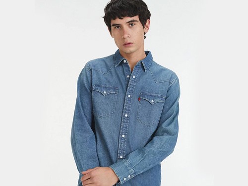 Camisa Azul Levi's Classic Western Jean