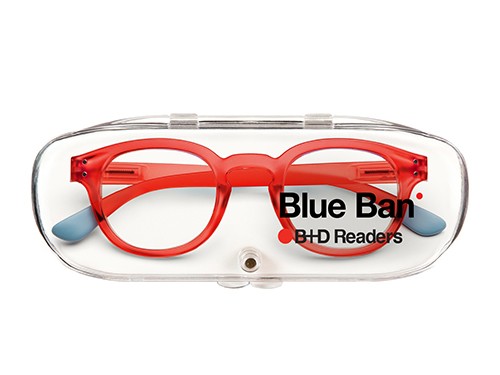 Anteojo Blue Ban con protección para las pantallas Rojo B+D Readers